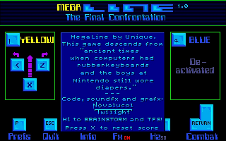 Megaline - The Final Confrontation atari screenshot